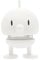 Hoptimist Soft Bumble Wackelfigur & Glücksbringer, Skandinavische Deko Figuren für Wohnzimmer, Schreibtisch, Büro, Bürodeko & Lustige Kleine Geschenke, 4,5 x 5,8 x 7,6 cm, Small, Weiß