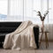 GD Home Mehrzweckdecke | Tagesdecke Doppelseitige Decke | 100% Polyester Ganzjahresdecke Gemütlich, leicht, weich, atmungsaktiv Sofa Blanket | Decke für Erwachsene | Weiche Decke für Couch
