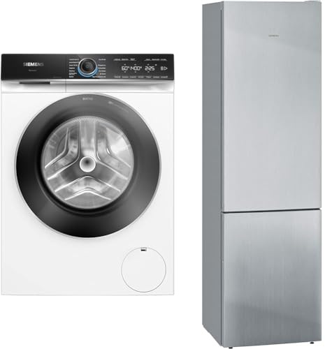 Siemens WG44B2040 Waschmaschine iQ700 & KG39EAICA iQ500 Kühl-Gefrier-Kombination