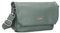Zwei Damen Handtasche Mademoiselle.M M40 kleine Umhängetasche 1 Liter breite Crossbody-Bag mit Magnetklappe & Reißverschluss klassisch-elegant (eucalyptus)