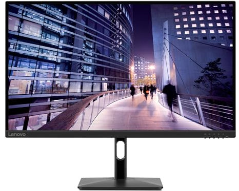 Lenovo N27p 68.6 cm (27) 3840 x 2160 pixels 4K Ultra HD LED 6 ms Monitor IPS display Anti-glare 16:9 4ms 400cd/m² 1000:1 99% sRGB 95% DCI-P3 HDR400 2x 3W speakers - Black - 67C3GAC4UK