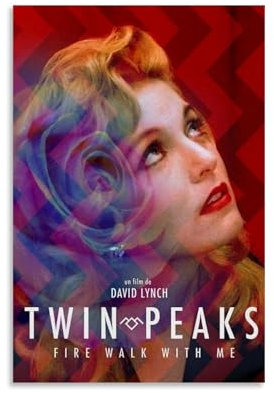 ijshndgn Twin Peaks Poster, Vintage-Kunst, Raumdekoration, ästhetisch für Schlafzimmer, Wohnzimmer, Wände, ästhetisches Poster, 30 x 45 cm, ungerahmter Stil
