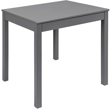 Krok Wood Esstisch Tomas aus Massivholz in Buche, Farbe Grau (70 х 50 х 75 cm)