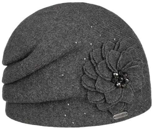 McBURN Calesa Wollmütze Beanie Damenmütze Wintermütze Damen - Made in Italy Herbst-Winter Winter - One Size anthrazit