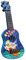 ibasenice Ukulélé Guitare Minuscule Guitares Gonflables Guitare pour Enfants Trousse Musical Faire La Guitare Faire Semblant De Guitare Instrument Mini Jouets Blue Abdos