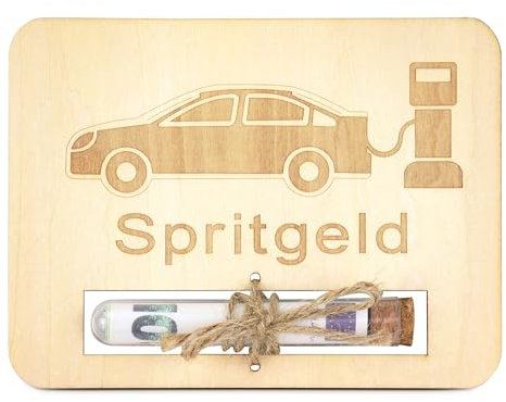 TAKULA Geldgeschenke Geburtstag-Spritgeld Geschenk,Tankgutschein für Alle Tankstellen,Führerschein Geschenk,Geschenke für Fahranfänger|Spritgeld