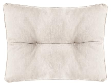 Best Wool Lounge Kissen für Rattan Gartenmöbel 70x40 cm - Loungekissen für Stuhl - Rückenlehne Rattanmöbel - Hochwertiges Polypropylen