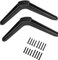 Xueniu TV Legs Universal TV Stand Legs Base Pedestal Feet Stand Mount Replacement with Screws Non-Slip Design Quick Assembly Plasma Flat Screen for MostTable Desk 32 40 49 50 55 Inch TCL LED