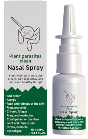 Sanftes Nasenspülspray mit natürlichem Pfefferminzextrakt – Wohltuende Kochsalzlösung für die tägliche Reinigung, Feuchtigkeitspflege und Erfrischung, 20 ml