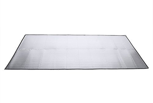 Yosoo Outdoor Camping Zeltmatte Schlafmatratze feuchtigkeitsbeständige Aluminiumfolie Eva Pad (Größe: 1 x 2 m)