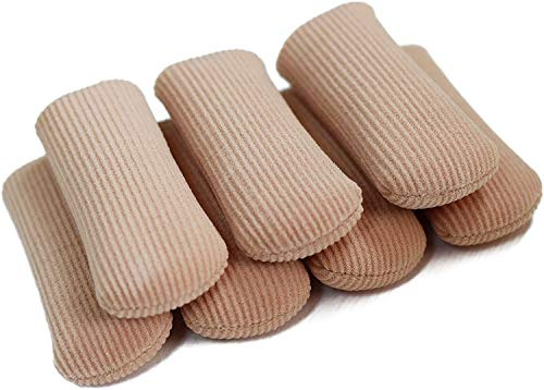 ERGOfoot 6 Pack Toe Caps,Close Finger Toe Sleeves/Diameter 2.5cm