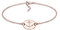 Elli Armband Damen Anker Plättchen Geo in 925 Sterling Silber Rosé vergoldet