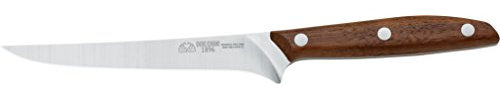 DUE CIGNI - Linea 1896 - Coltello da Disosso CM 15 - Lama in Acciaio INOX 4116 e Manico in Legno di Noce
