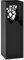 vidaXL Porte-Parapluie Pierres Acier Noir Support Parapluies Meuble d'Entrée