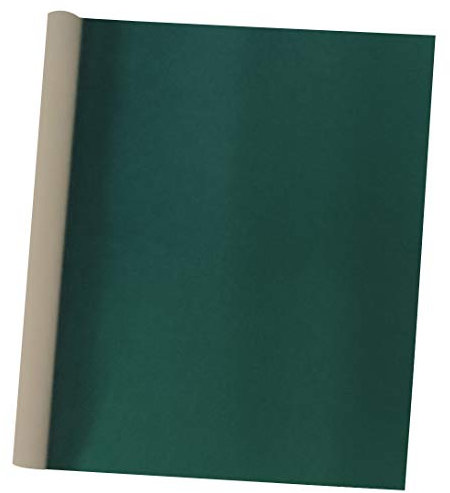 Self Adhesive Velvet Flock Backing Paper Liner for Jewelry Drawer Craft Fabric Peel and Stick Black, Soft Velvet Liner for Drawer DIY 17.7 x 117 (Green)