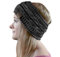 cosey Damen Schwarz Winter-Stirnband, Einheitsgröße