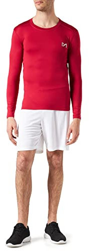 MEETYOO Men’s Compression Tops, Base Layer Shirt Long Sleeve T-Shirt Gym Top for Running Fitness Sport