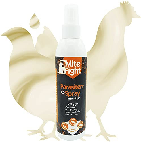 WachtelGold MiteFight Parasitenspray 190ml - gegen Ungeziefer, Flöhe, Milben, Läuse, Haarlinge, Federlinge