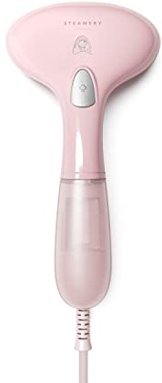 Steamery Handheld Clothes Steamer Cirrus 1, 1500W, UK Plug, Heat Up in 30 Seconds, Portable Travel User Friendly Wrinkles Remover, Pink