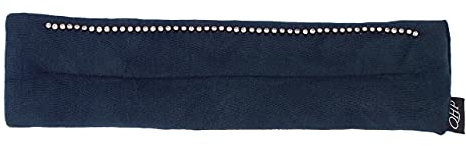 QHP Nasenriemen-Polster Nasenriemen-Unterlage Madelon verhindert Reizungen Druck- und Scheuerstellen (Vollblut, navy)