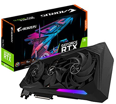 GIGABYTE Scheda Grafica AORUS GeForce RTX 3070 Ti Master 8G, Raffreddamento Coperto Max, GDDR6X a 256 Bit, GV-N307TAORUS M-8GD