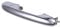 Bohaner Left Handle for Fiat 500 Near Side Passenger Side Chrome Outer Door Handle 735592026 73545876