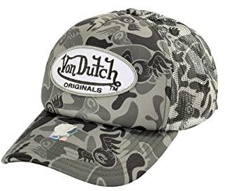 Von Dutch Trucker Cap Tampa Green Camo Mehrfarbig, Size:OneSize