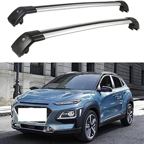 Auto Dachträger für Hyundai Kona/Kona EV 2017-2020, Relingträger Dachträger Dachgepäckträger Dachreling Dachträger Querträger, Auto-Querträger-Dachträger Dachbügel Zubehör