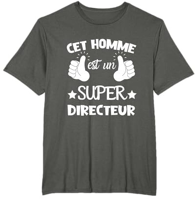 Cet Homme Est Un Super Directeur Cadeau Ecole Humour Maitre T-Shirt