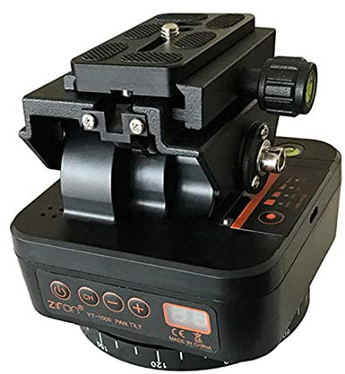 Tiuimk 2,4 G Fernsteuerung Pan Tilt motorisierter Auto Panorama-Kopf für DSLR