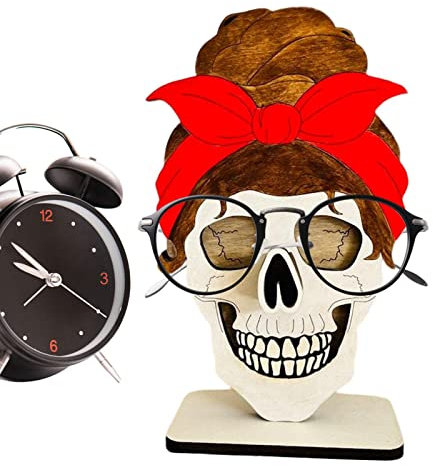 Porta occhiali creativo a forma di animale, grazioso supporto per occhiali in legno 3D, supporto per occhiali creativo e carino per la casa