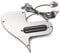 HEMOTON Ply Loaded Silver Pickguard Assembly Set Single Coil Pickups Volume and Tone Controls for Mandolin Guitars Pot Jack
