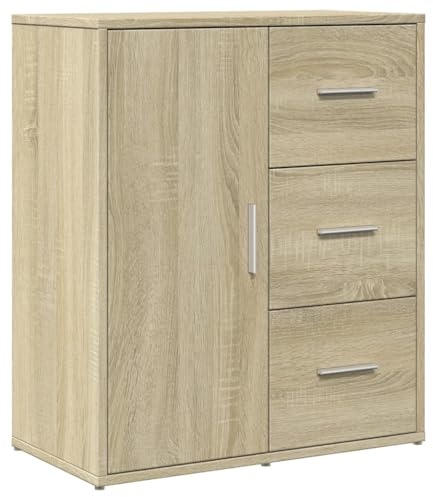 vidaXL Sideboard Sonoma Oak 60x31x70 cm Engineered Wood