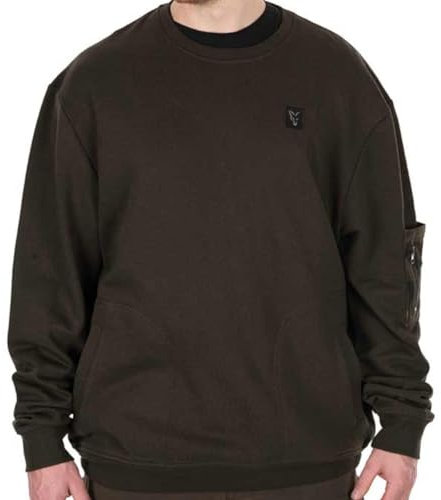 Fox LW Khaki Jumper - Angelpullover, Größe:L