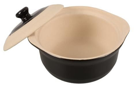 CRILSTYLEO Pentola Terracotta Per Stufato Casseruola Per Cucina Casalinga Perfetta Per Zuppe e Bibimbap Adatta Fornelli Gas