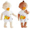 HABA Bundle Krümel Babypuppe Beige & Braun - Mit magnetischem Schnuller und Body zum wechseln – Fast so groß wie EIN echtes Baby – Tolles Geschenk zur Geburt