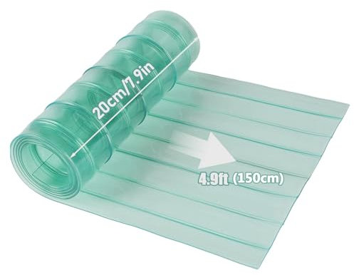 Haustiertürklappe - Türstreifen für Hunde | Umweltfreundlicher Sicherheitsstreifen für Haustiere | Transparenter Streifen für Hundehütten Tür Tür