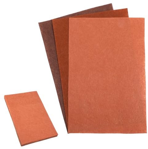 18 Stück Filzstoff Bastelfilz, 1mm Bastelfilz Stoff Farbige Filz Zum Basteln 20 × 30 cm Bastelfilz zum Nähen Braunes Steife Filzplatten für Handarbeit Party Dekorationen DIY Nähprojekt (Braun)