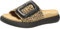 Gabor Damen Pantoletten, Frauen Slipper,Best Fitting,backless slipper,gartenschuhe,sommerschuhe,sommerclogs,sandalen,natur/schwarz,40 EU / 6.5 UK