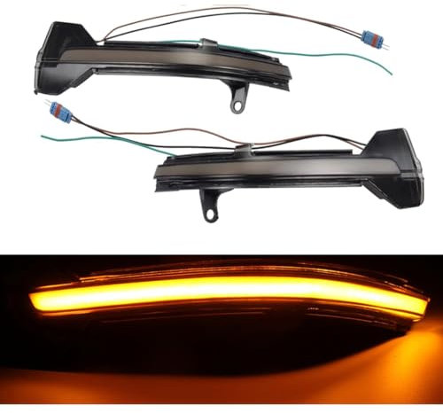 LccYanAi Für BMW 5 6 7 série F/10 F/11 F07 F06 F/12 F13 F01 Auto Rückspiegel-Blinker,Dynamic Indicator Light Side Rear View Mirror Sequential Indicator Lamp.