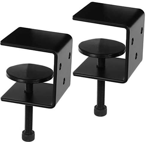 HOMSFOU 2 Piezas estante de partición estante de pared resistente clips de estante de alambre base de carga estanterias madera soportes de estantes flotantes soportes de pared planchar