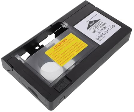 FELTECHELECTR VHS-c Adapter Für Camcorder Video Kassette Wiedergabe Konvertierung Kunststoffgehäuse Stabile Bildqualität Vielseitig Einsetzbar Kompatibel Mit VHS-Kassetten Für Minidv Geeignet