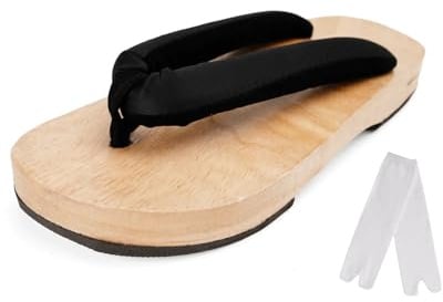 Sandales traditionnelles japonaises Geta en bois