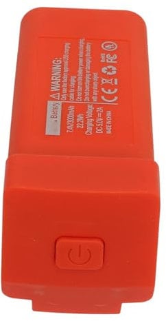 Sluffs Drone Lithium Battery Remote Control 7.4V 3000mAh LYZRC L800 PRO2 Drone Battery Replacement (Orange)
