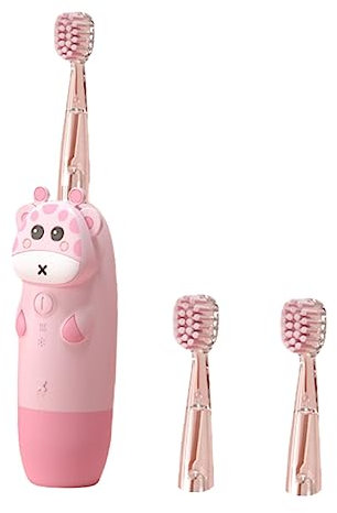 WOFASHPURET 1 Satz Elektrischer Zahnbürste für Sonic Zahnbürste Entzückendem Cartoon Design Fördert Gesundes Zähneputzen Batterie Teile Bürstenköpfe
