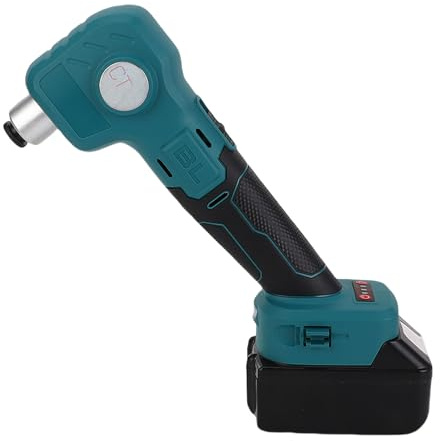 Risegun Martillo Automático Inalámbrico, Kit de Herramientas de Martillo Eléctrico sin Escobillas con Cargador de Batería para Taladrar en Madera y Metales Blandos (Enchufe europeo)