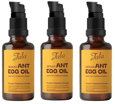 Tala Ameiseneiöl Serum, Karınca yumurtası yağı - Tala Egg oil of Ant -Ameiseneieröl Serum für Haarentfernung gegen Haarwuchs 3er Pack