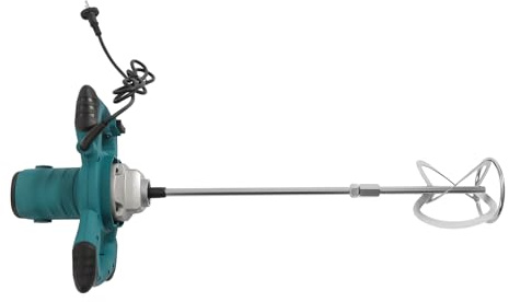 Kdbinytt Agitador de hormigón 2100 W, 6 niveles, 0-800 rpm, batidor eléctrico con batidor M14 para hormigón, cemento, color adhesivo