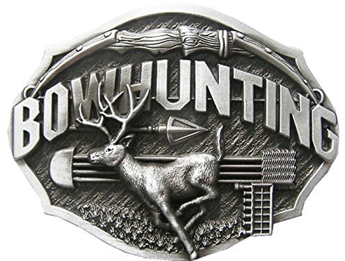 JEAN'S FRIEND New Vintage Western Wildlife Bowhunting Deer Belt Buckle Gürtelschnallen US Stock