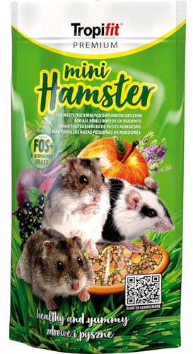 MINI HAMSTER 150g - Alleinfutter für kleine Hamsterarten und Nager mit Äpfeln, Johannisbeeren und Alfalfa